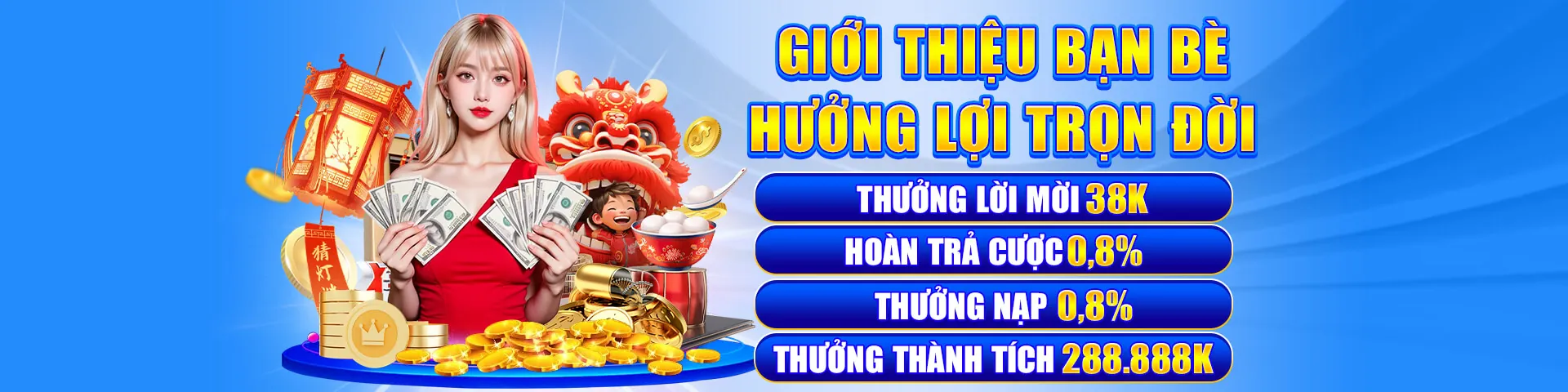 Banner khuyến mãi link 13win